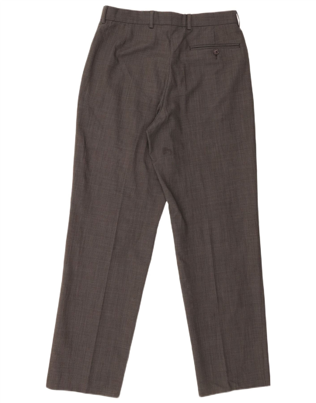 Marks & Spencer Straight Suit bukser til mænd W30 L31 Sort Houndstooth