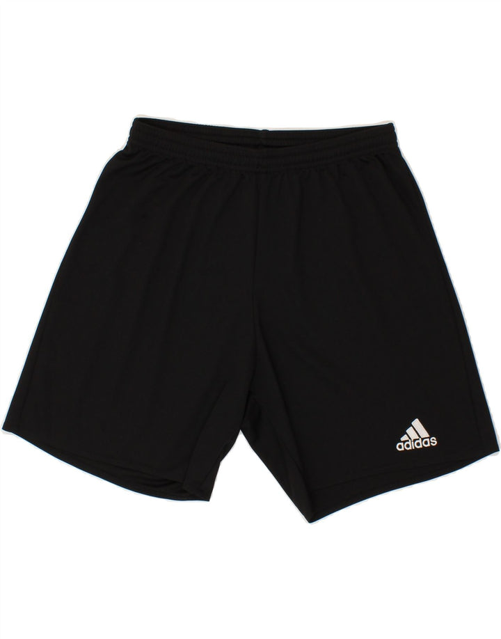 ADIDAS Boys Climalite Sport Shorts 11-12 Years Medium Black Polyester Vintage Adidas and Second-Hand Adidas from Messina Hembry 
