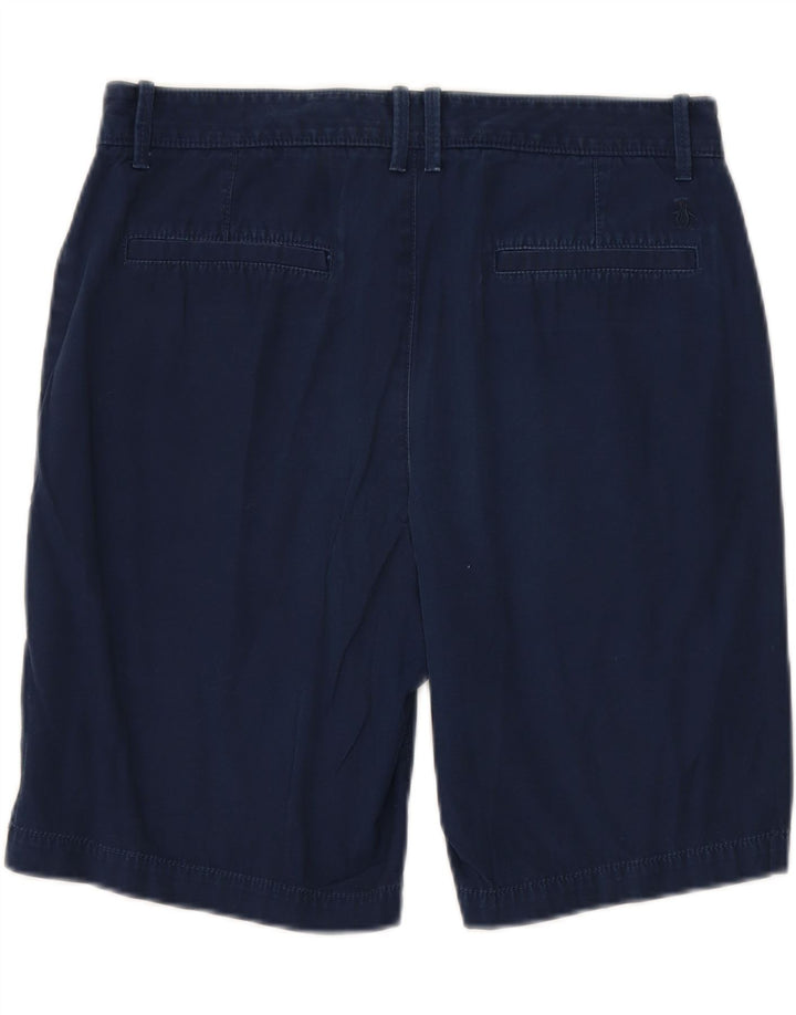 PENGUIN Chino Shorts til mænd W32 Medium Marineblå Bomuld