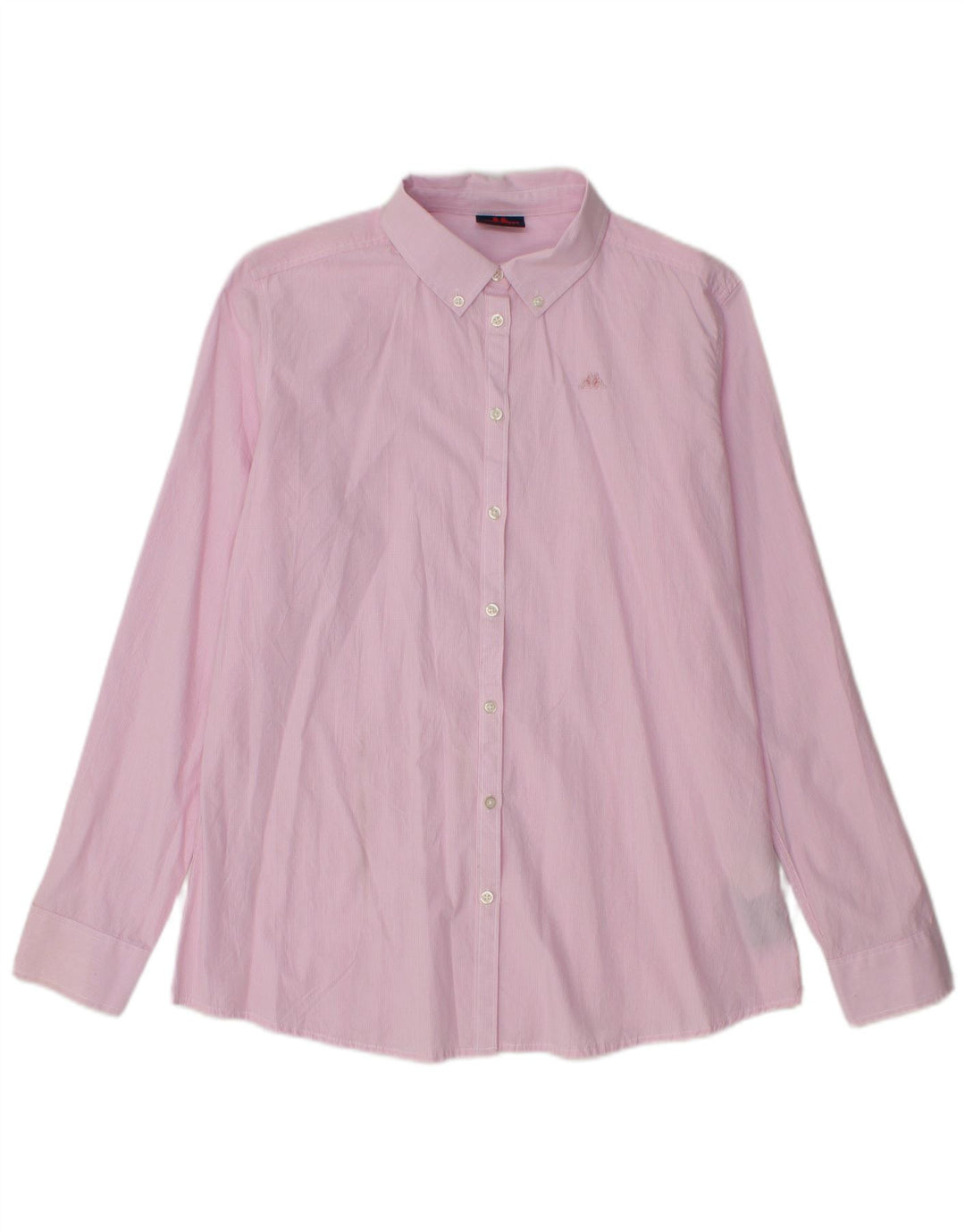 Kappa Dameskjorte UK 16 Large Pink Ternet Bomuld