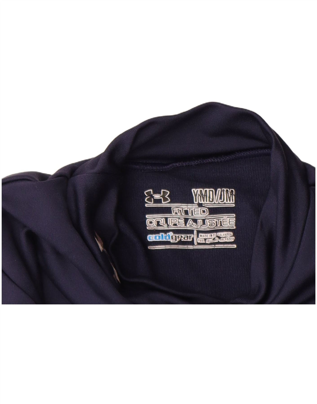 UNDER ARMOUR Drenge Cold Gear Top Langærmet 9-10 år Medium Navy Blue