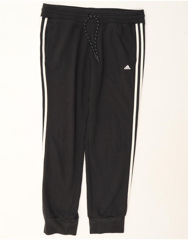 Adidas Womens Climalite træningsdragt Bukser Joggers UK 16/18 Large Grey