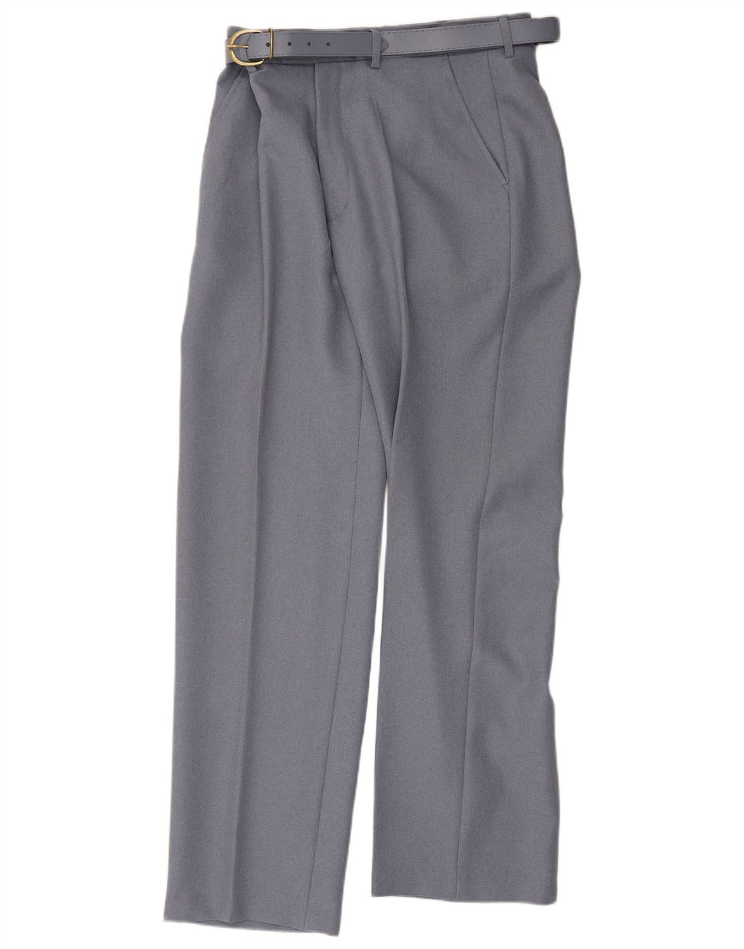 Vintage lige jakkesæt til kvinder W34 L30 Grå polyester