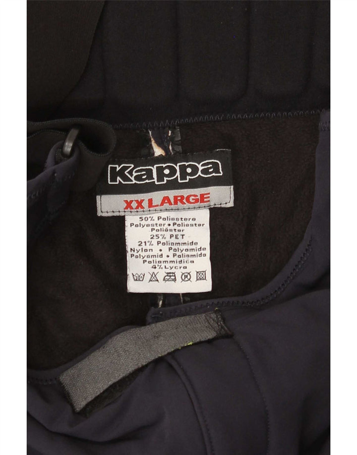 Kappa Herre Dungarees Skibukser 2XL Navy Blue Polyester