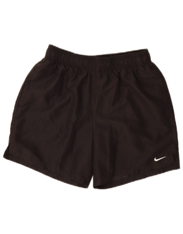 NIKE sportsshorts til kvinder UK 10 Lille sort polyester