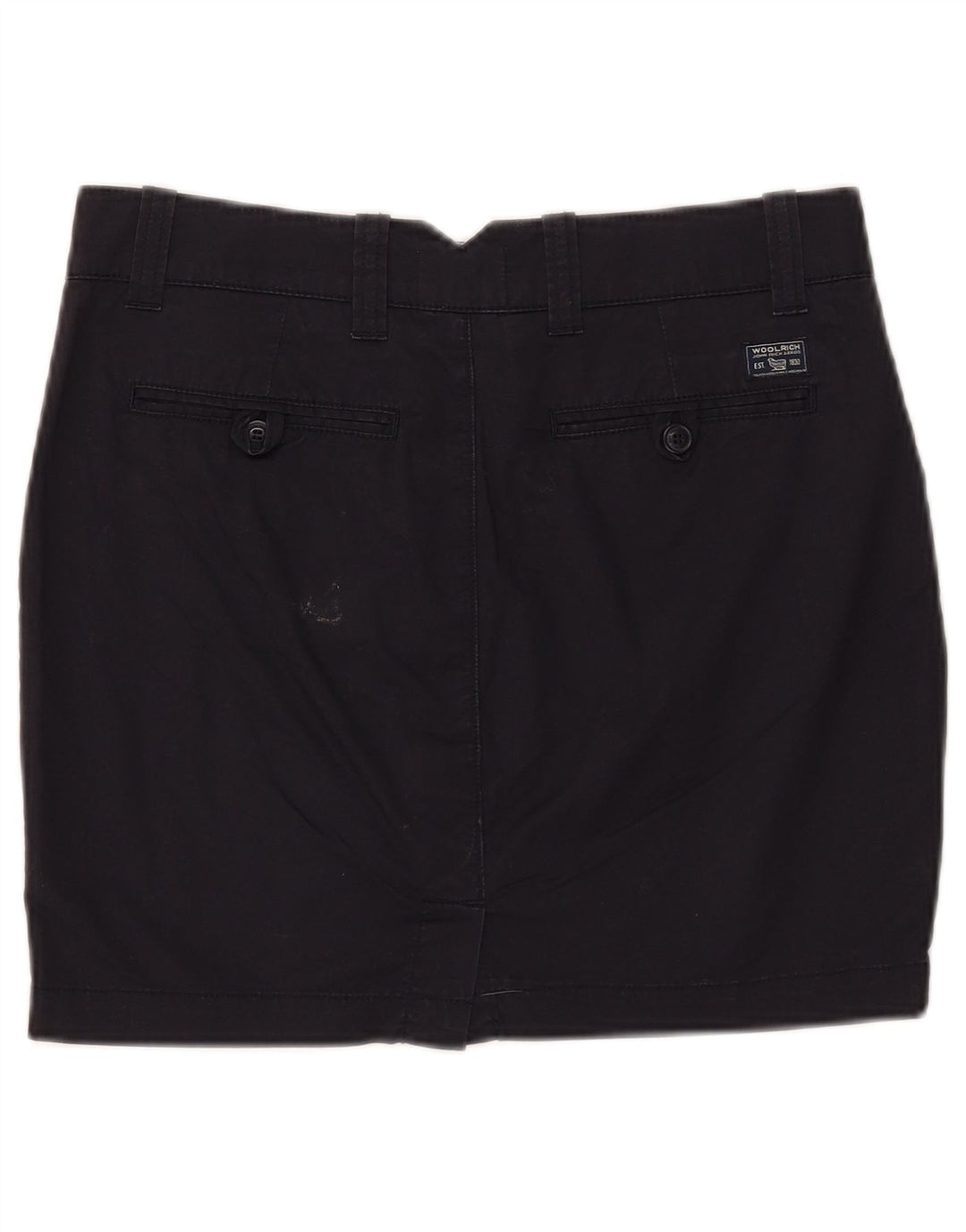 Woolrich Dame Mini-nederdel W28 Medium Navy Blue