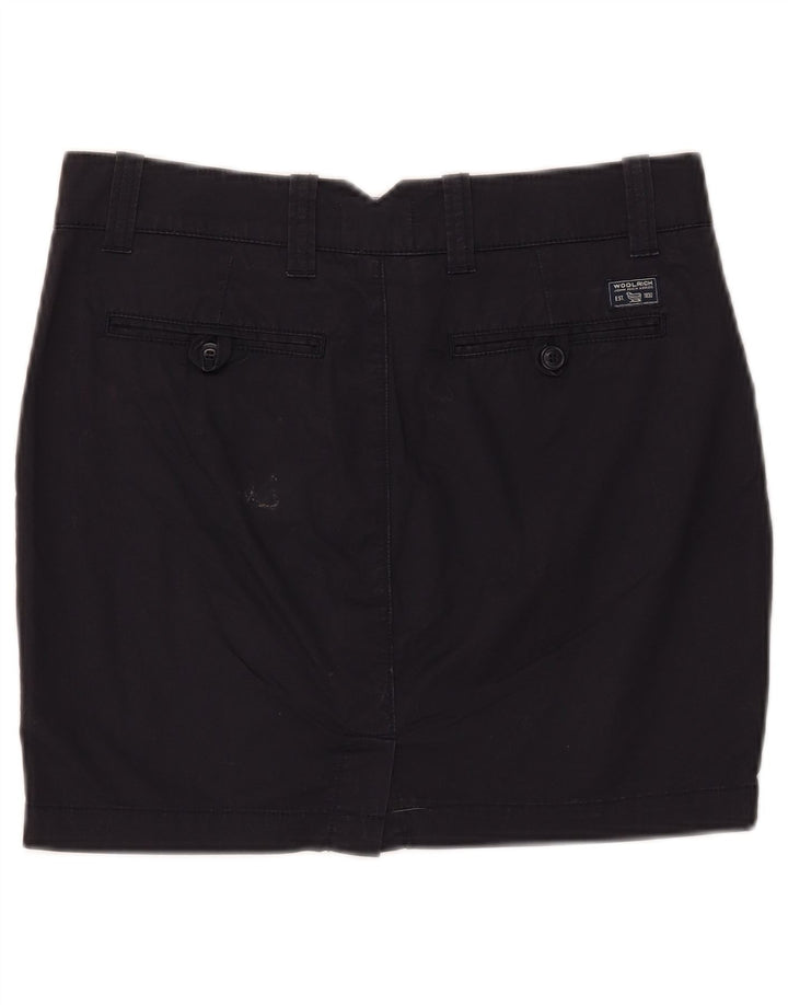 Woolrich Dame Mini-nederdel W28 Medium Navy Blue