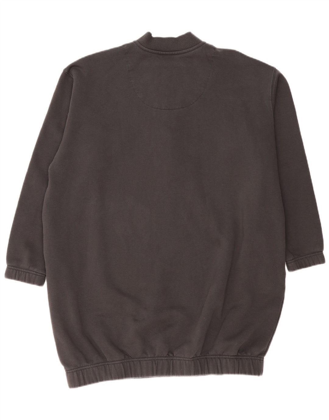 ADIDAS dame sweatshirt med lynlås i overstørrelse DK 24/26 2XL Grå