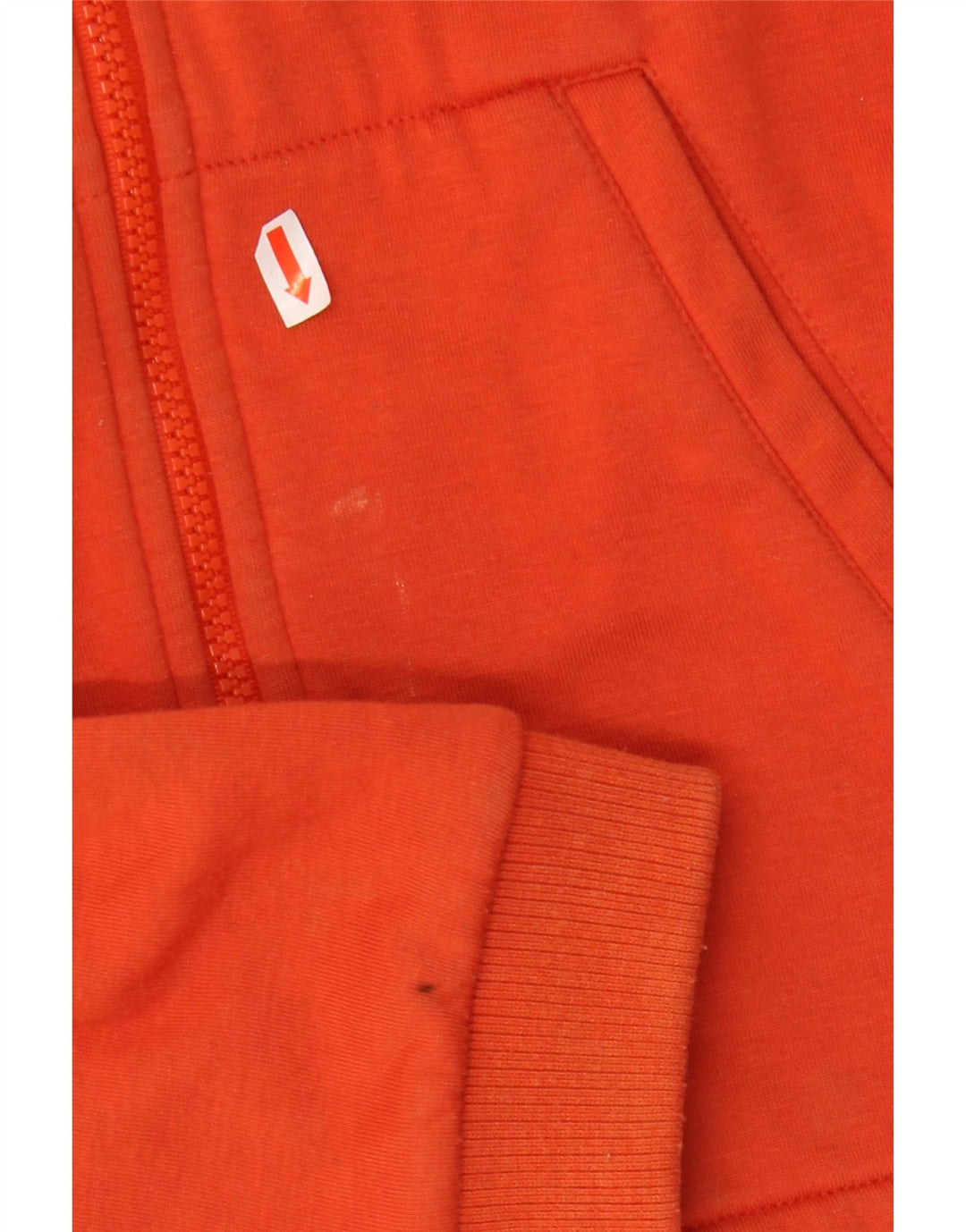 NIKE træningsdragt topjakke til kvinder UK 10/12 Medium Orange Polyester