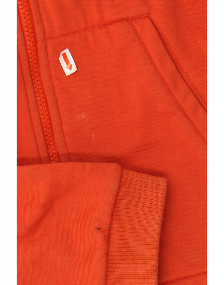 NIKE træningsdragt topjakke til kvinder UK 10/12 Medium Orange Polyester