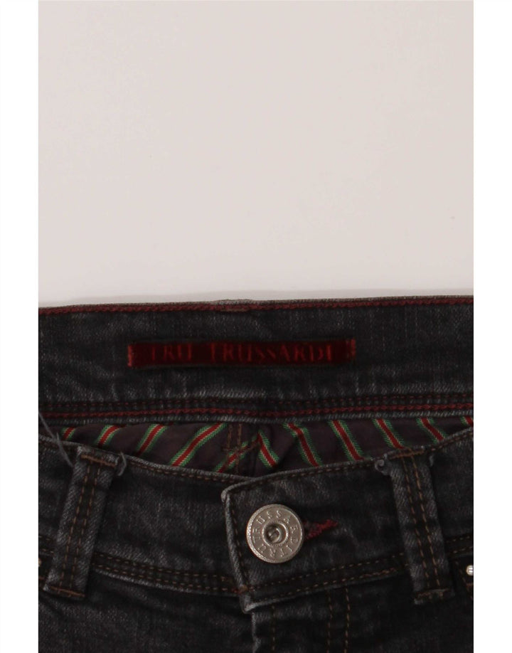 Trussardi Straight Jeans til mænd W29 L32 Grå bomuld