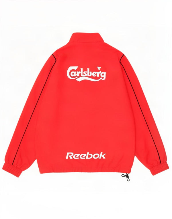 Reebok Herre Liverpool Grafisk træningsdragt Topjakke XS Rød Polyester