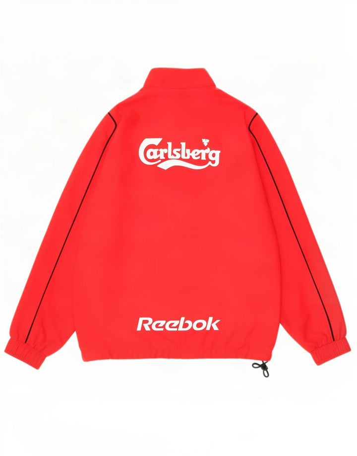 Reebok Herre Liverpool Grafisk træningsdragt Topjakke XS Rød Polyester