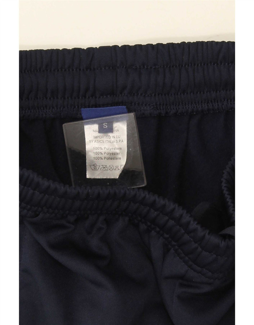 Asics Herre træningsdragt Bukser Joggers Small Navy Blue Polyester