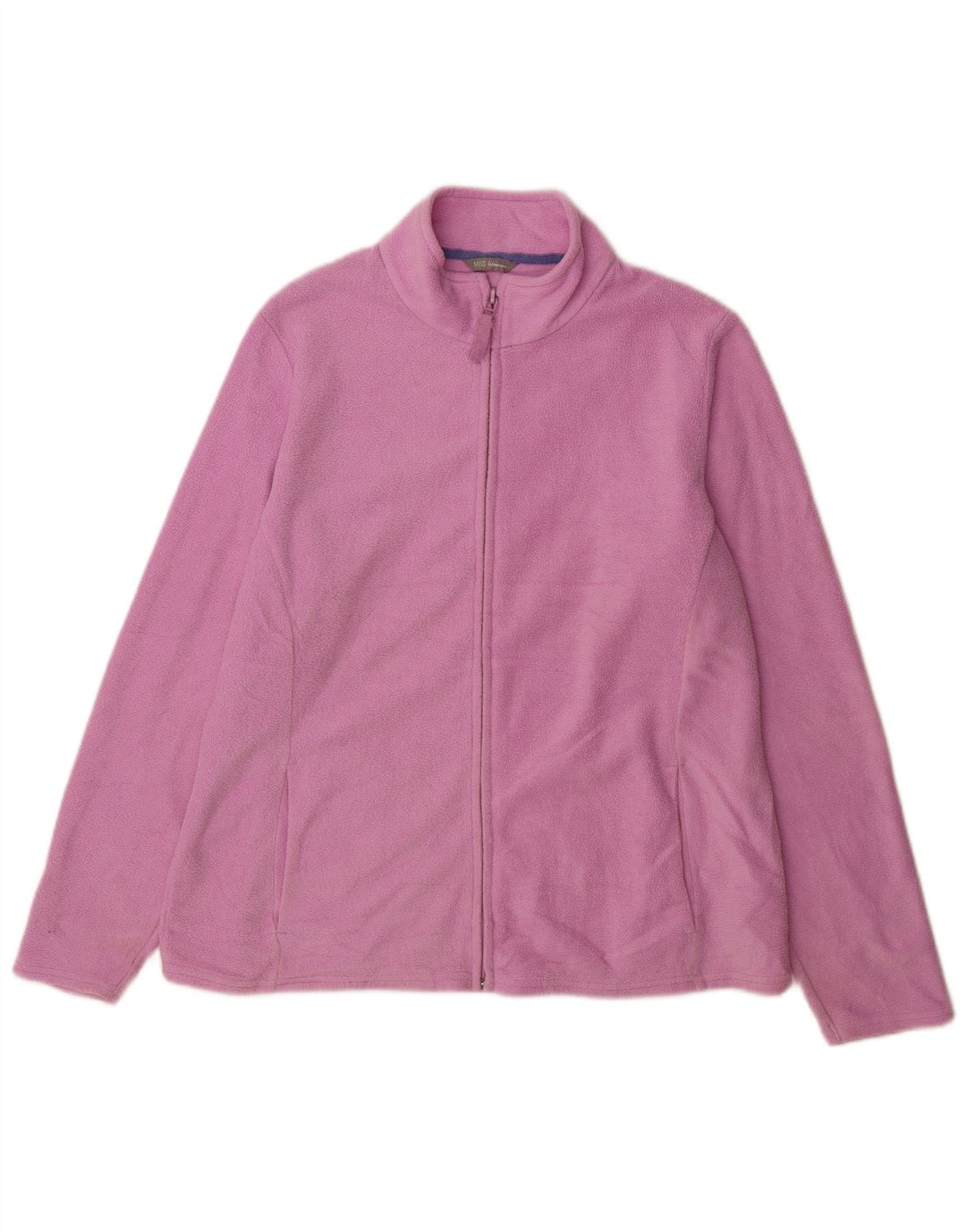 Marks & Spencer Fleecejakke til kvinder UK 20 2XL Pink Polyester