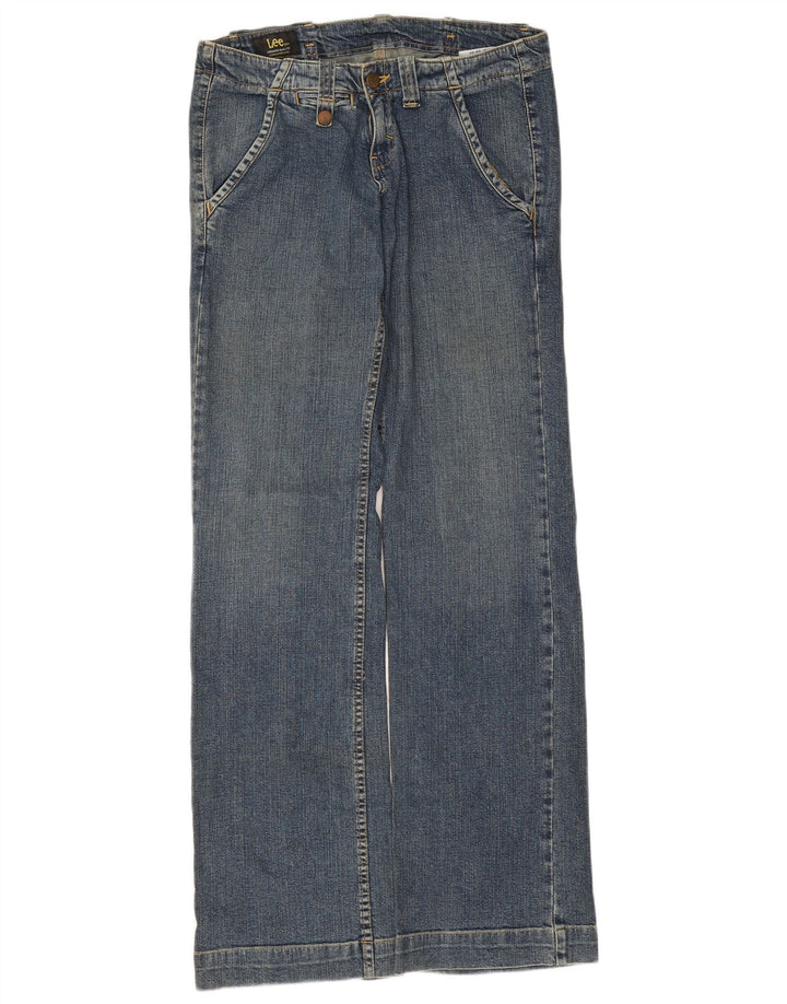 Lee Jeans med brede ben til kvinder W28 L30 blå bomuld