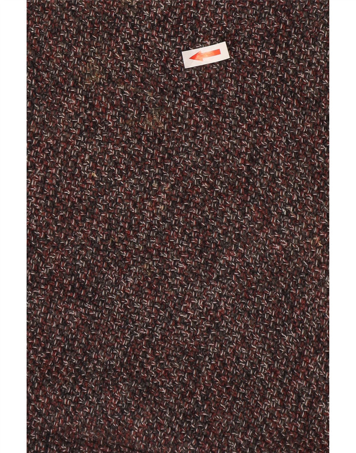 Marks & Spencer dame sweater med rund hals, stor grå flækket bomuld