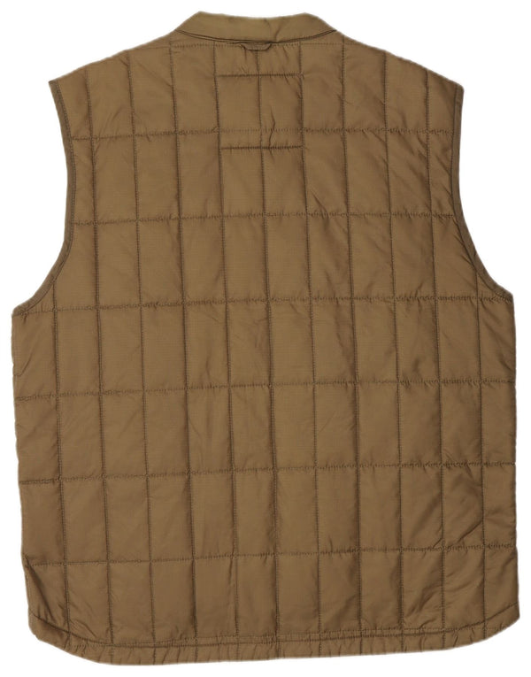 Timberland Mens Polstret Gilet UK 40 Large Khaki
