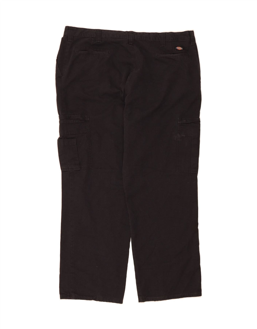 DICKIES Mens Straight Cargo Trousers W44 L32 Black Polyester Vintage Dickies and Second-Hand Dickies from Messina Hembry 