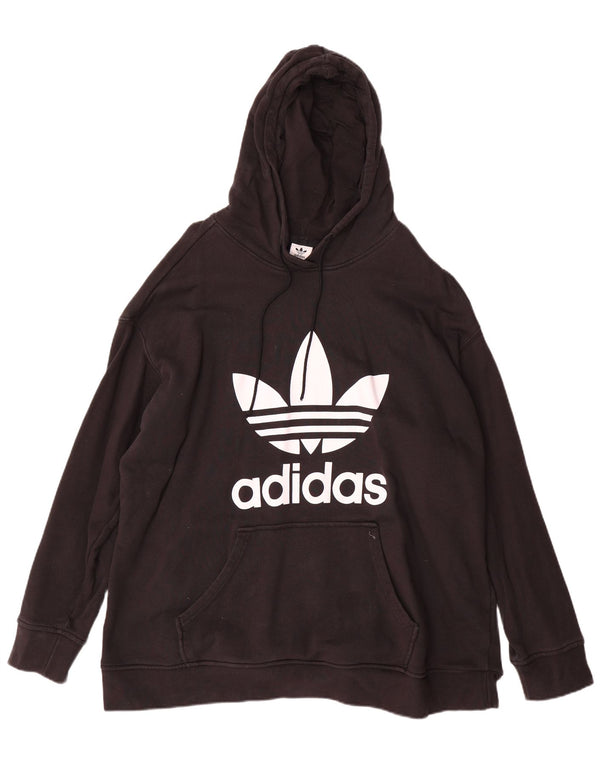 Adidas Grafisk hættetrøje til mænd 2XL sort bomuld