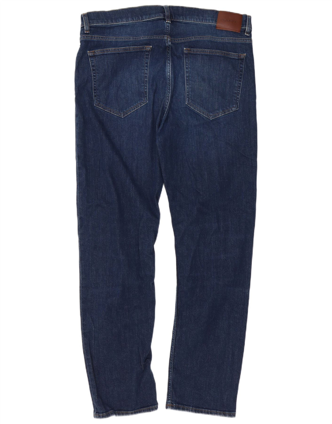 Gant Herre Regular Fit Straight Jeans W38 L32 Blå Bomuld