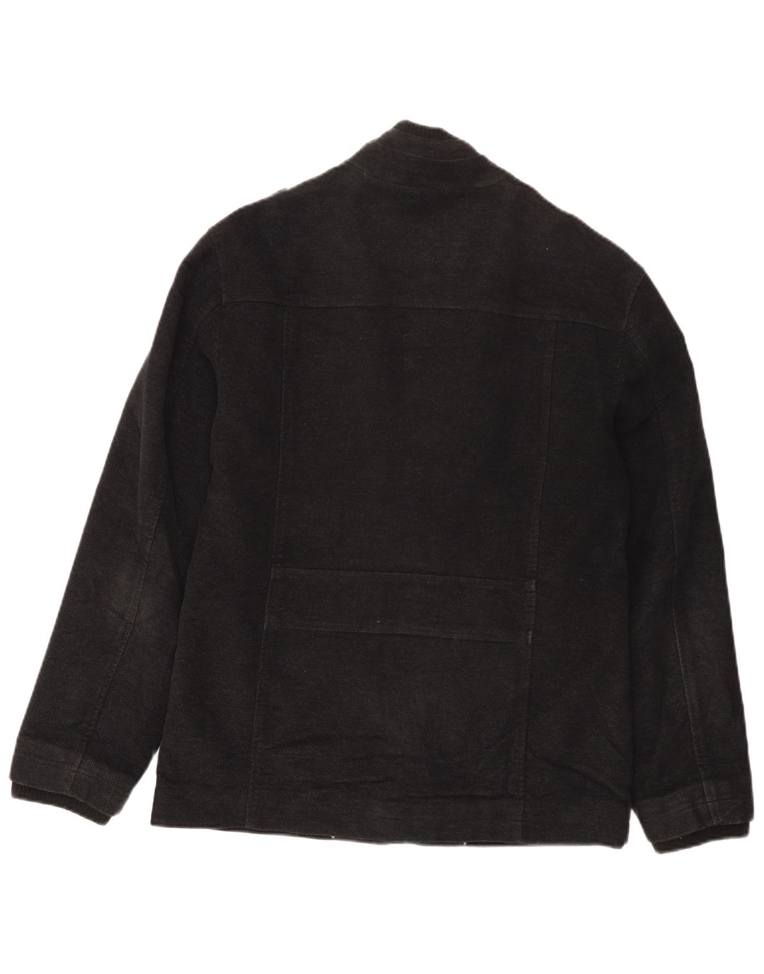 Marks & Spencer Herre Military Jacket UK 36 Small Black Bomuld