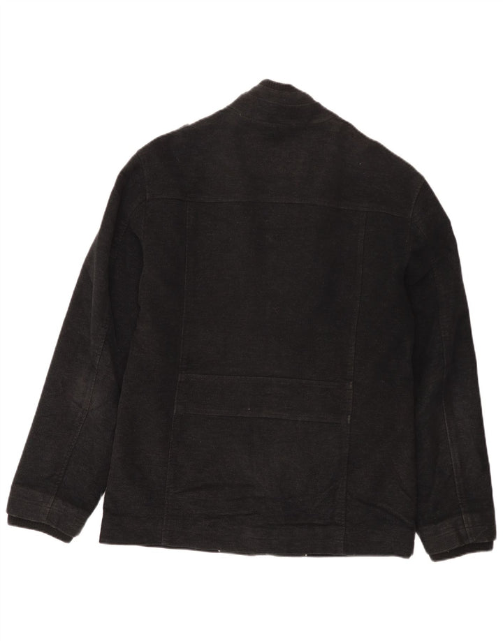 Marks & Spencer Herre Military Jacket UK 36 Small Black Bomuld