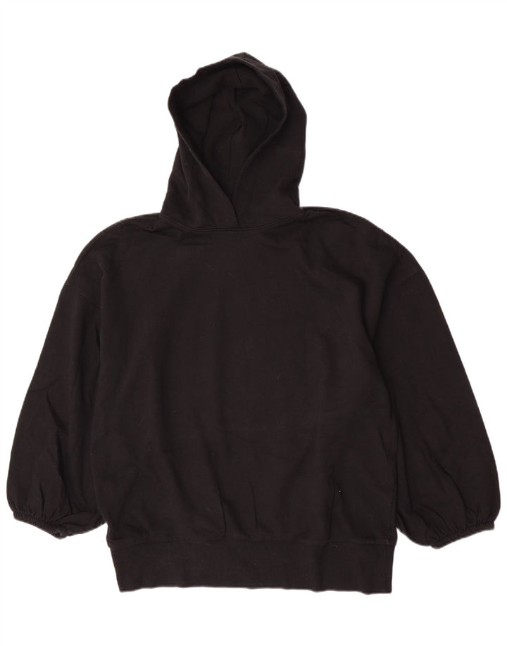 Zara Dame Oversized Hoodie Jumper UK 14 Medium Sort