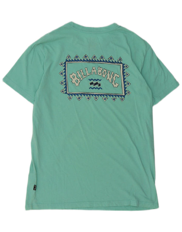 Billabong Herre Grafisk T-Shirt Top Medium Grøn Polyester