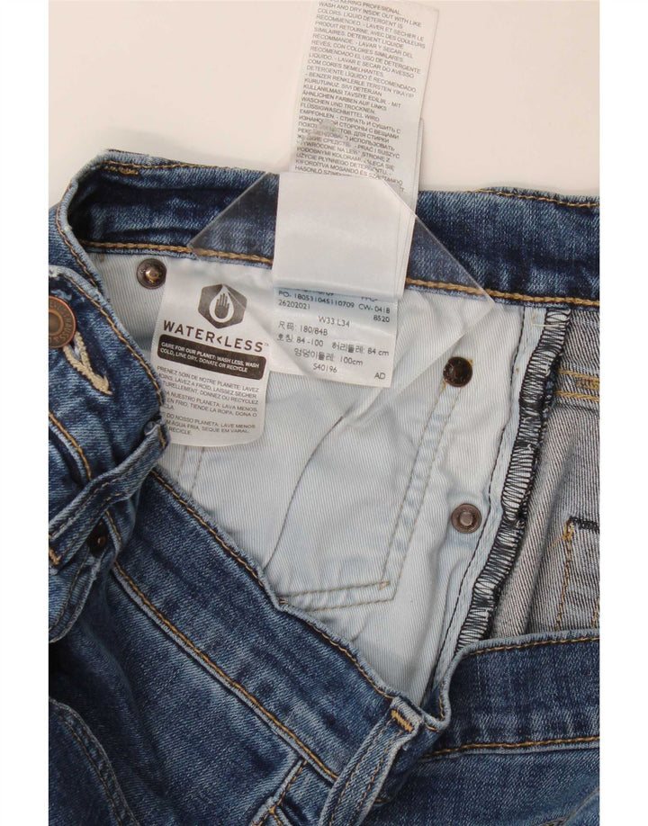 Levi's Dame 511 Slim Jeans W33 L34 Blå Bomuld