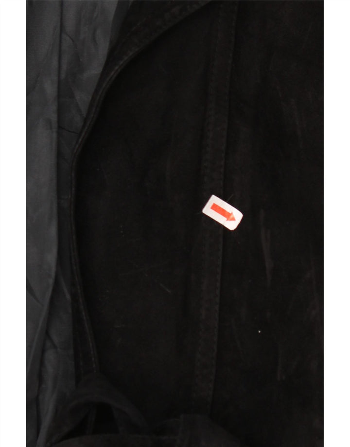 VINTAGE Dame ruskindsjakke UK 14 Large Black