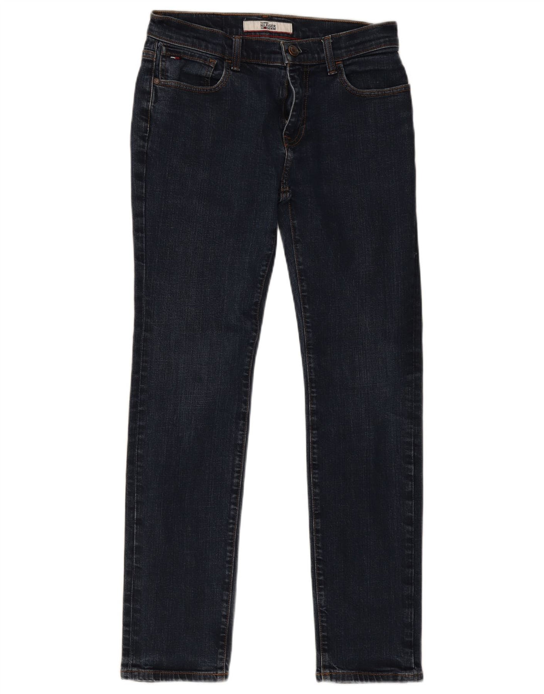 Tommy Hilfiger Herre Slim Jeans W30 L32 Blå Bomuld