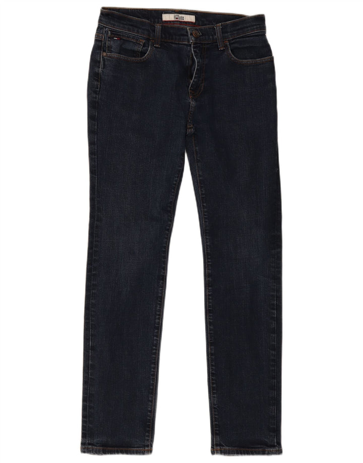 Tommy Hilfiger Herre Slim Jeans W30 L32 Blå Bomuld