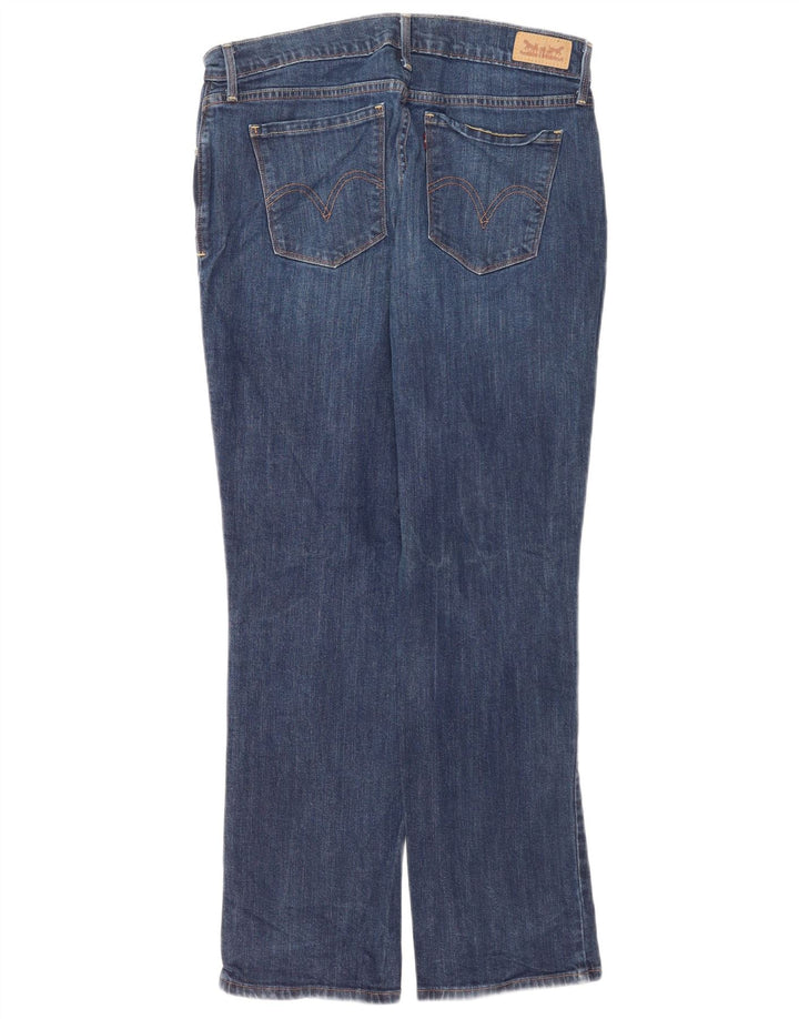 Levi's Dame 505 lige jeans US 8 Medium W29 L30 Blå Bomuld