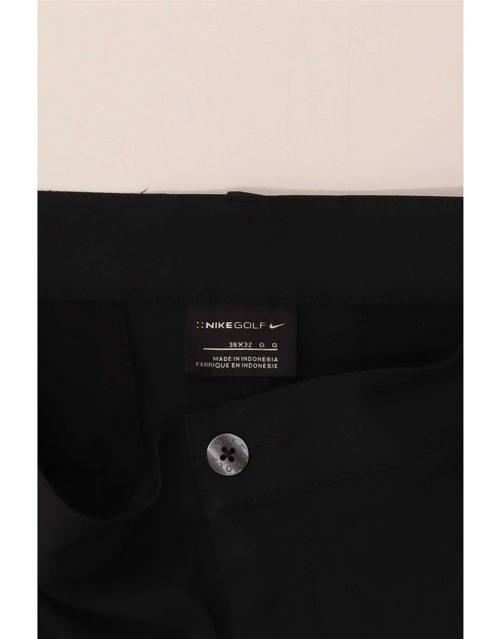 Nike Herre Golf Straight Chino Bukser W36 L32 Sort Polyester