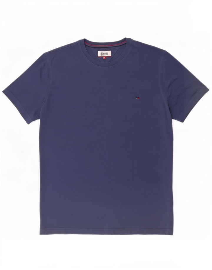 Tommy Hilfiger Herre T-Shirt Top 2XL Blå