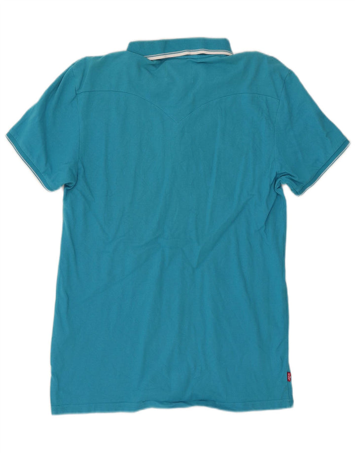 LEVI'S Herre Slim Fit Polo Shirt Stor Blå Bomuld