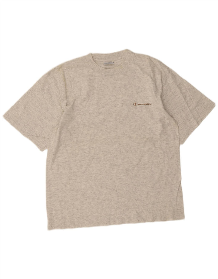 Champion Herre T-Shirt Top Stor Grå Flecked