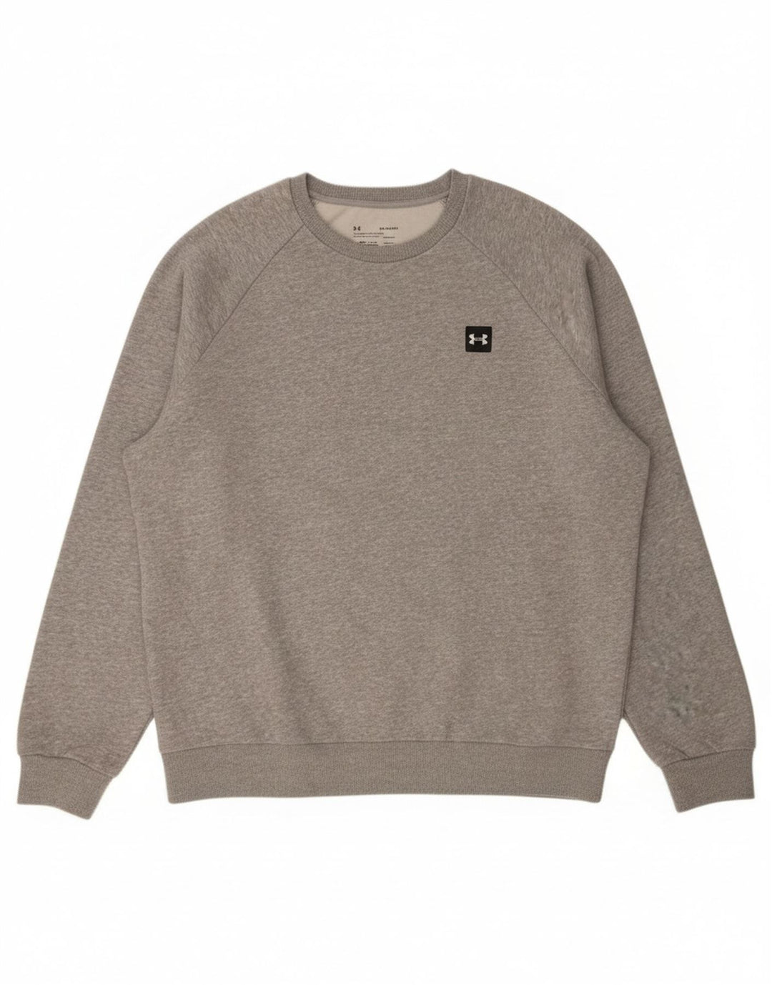 Under Armour Herre Cold Gear Sweatshirt Jumper XL Grå Flecked Bomuld