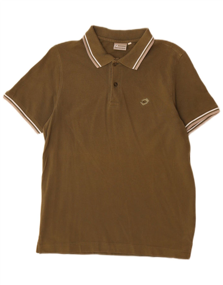 Lotto Herre Polo Shirt Lille Khaki Bomuld