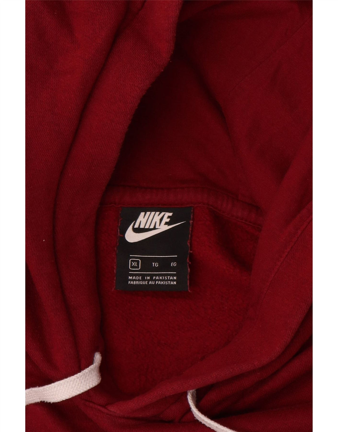 NIKE Grafisk hættetrøje til mænd XL Bourgogne bomuld