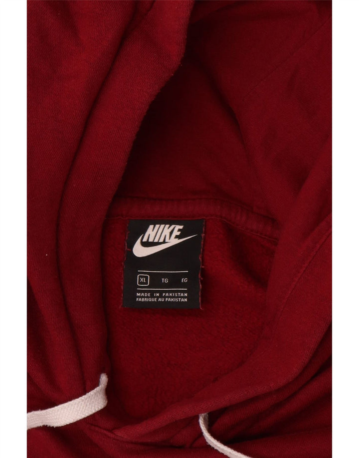 NIKE Grafisk hættetrøje til mænd XL Bourgogne bomuld