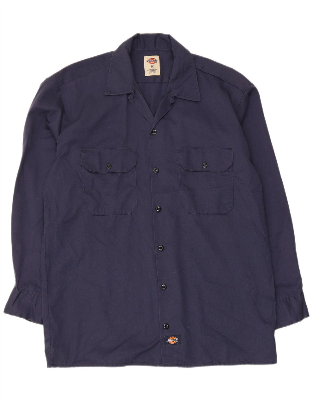 Dickies herreskjorte medium marineblå polyester