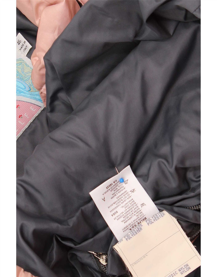 Belfe & Dame Hætte Oversized Polstret Jakke IT 46 Large Pink Polyester