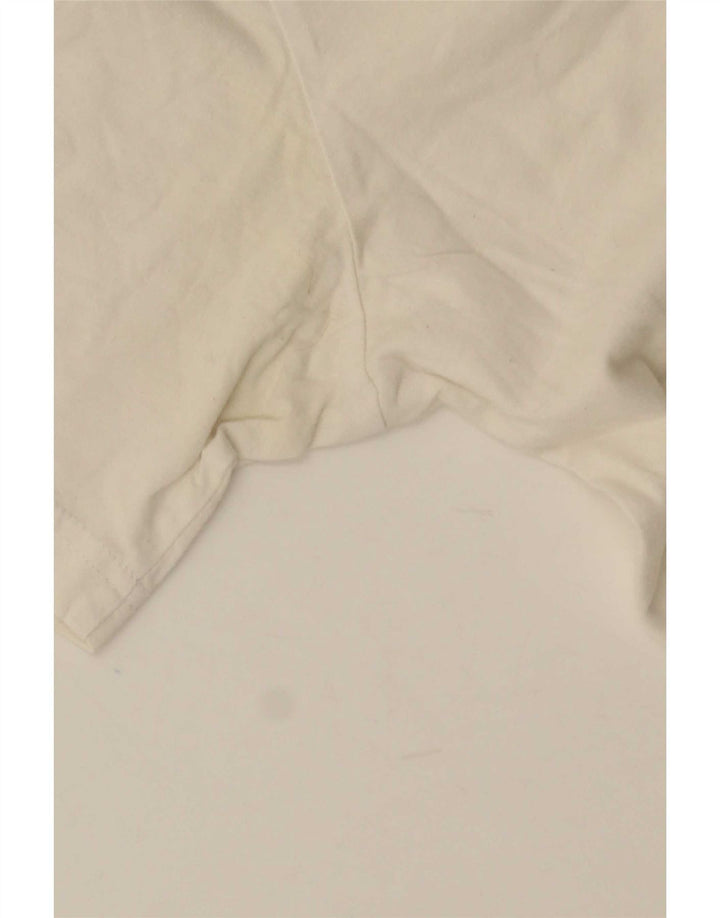 Levi's Herre afslappet grafisk T-shirt top XL hvid bomuld