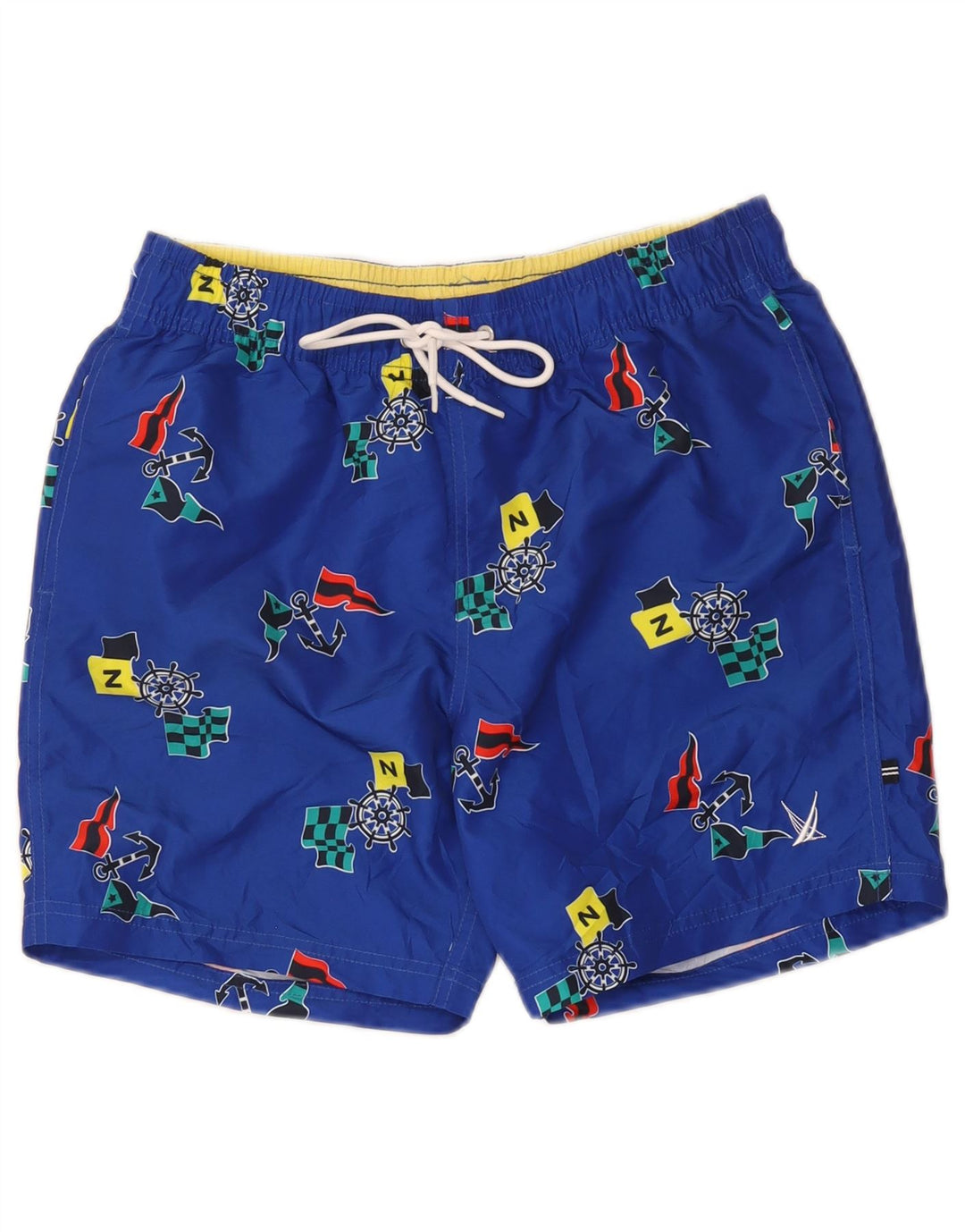 Nautica Herre grafiske svømmeshorts Små blå polyester