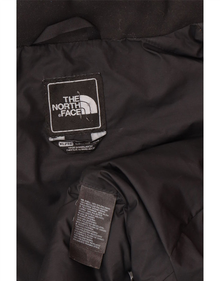 THE NORTH FACE Herre 550 polstret jakke UK 42 XL Khaki Nylon