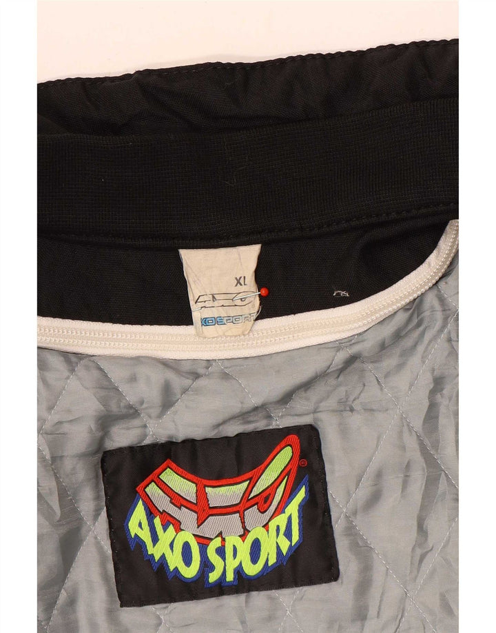 AXO Herre Graphic Racer Jacket UK 42 XL Sort Polyamid