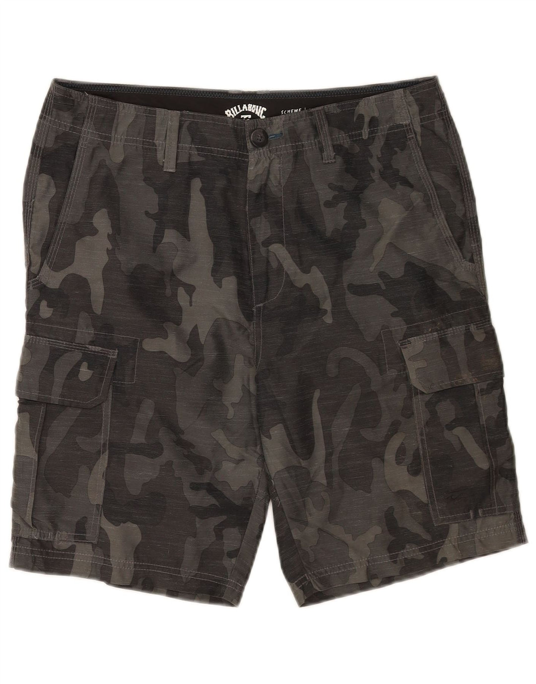 Billabong Herre Cargo Shorts W32 Medium Grey Camouflage
