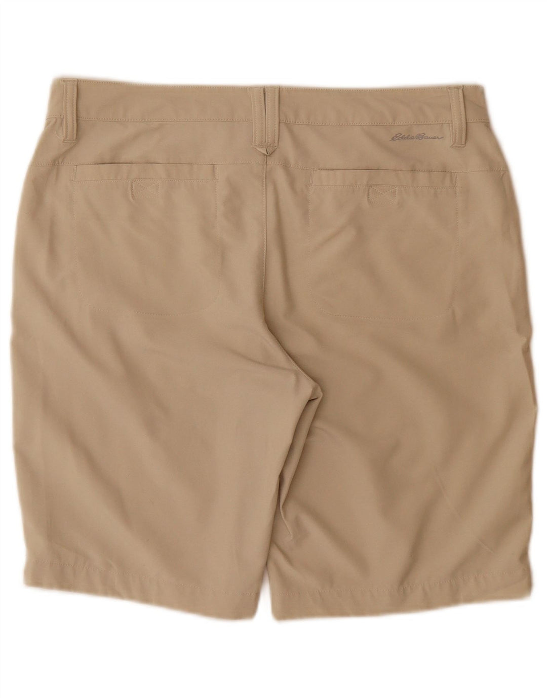 Eddie Bauer Dame Casual Shorts US 10 Large W32 Beige Polyester